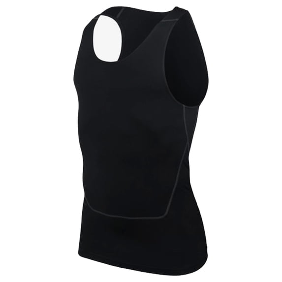 vastwit Mens Workout Compression Sleeveless Shirts Gym Athletic T-Shirts Quick Dry Muscle Tank Tops Black XL