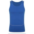 thumbnail image 1 of vastwit Mens Workout Compression Sleeveless Shirts Gym Athletic T-Shirts Quick Dry Muscle Tank Tops Blue XL, 1 of 7