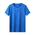 thumbnail image 1 of vastwit Sports Shirts for Men Short Sleeve Quick Dry Athletic T Shirt Gym Workout Fitness Camo Active Blue 5XL, 1 of 5