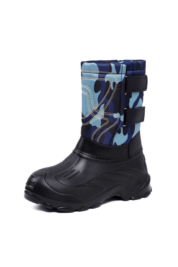 Winter Boots Snow Boots for Men Winter Snow Boots Insulated Mid Calf Traction Outdoor Hiking Boots for Cold Weather Comfort