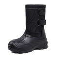 thumbnail image 1 of vauyc Winter Boots Snow Boots for Men Winter Snow Boots Insulated Mid Calf Traction Outdoor Hiking Boots for Cold Weather Comfort, 1 of 6