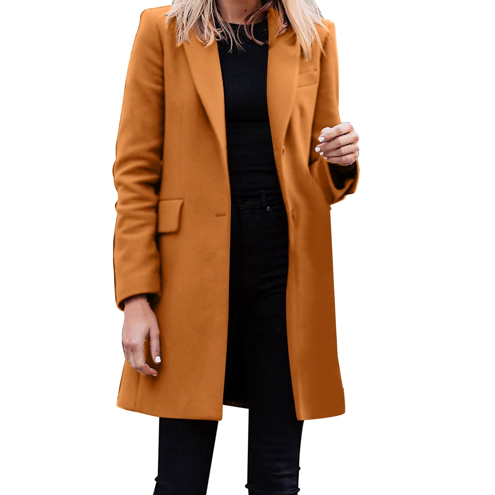 Short Lightweight Slim Fit Cotton Coat For Women
