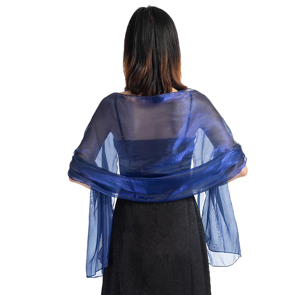 Navy hotsell sheer shawl