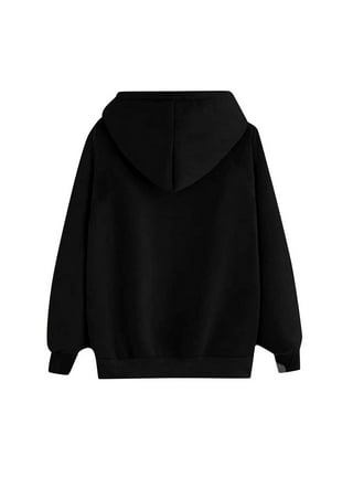 Women s Black Pullover Hoodies
