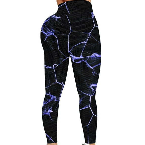 vbnergoie Women's Printing Bubble Lifting Exercise Fitness Running High Waist Yoga Pants The Balance Collection Yoga Pants Women Yoga Pants Set