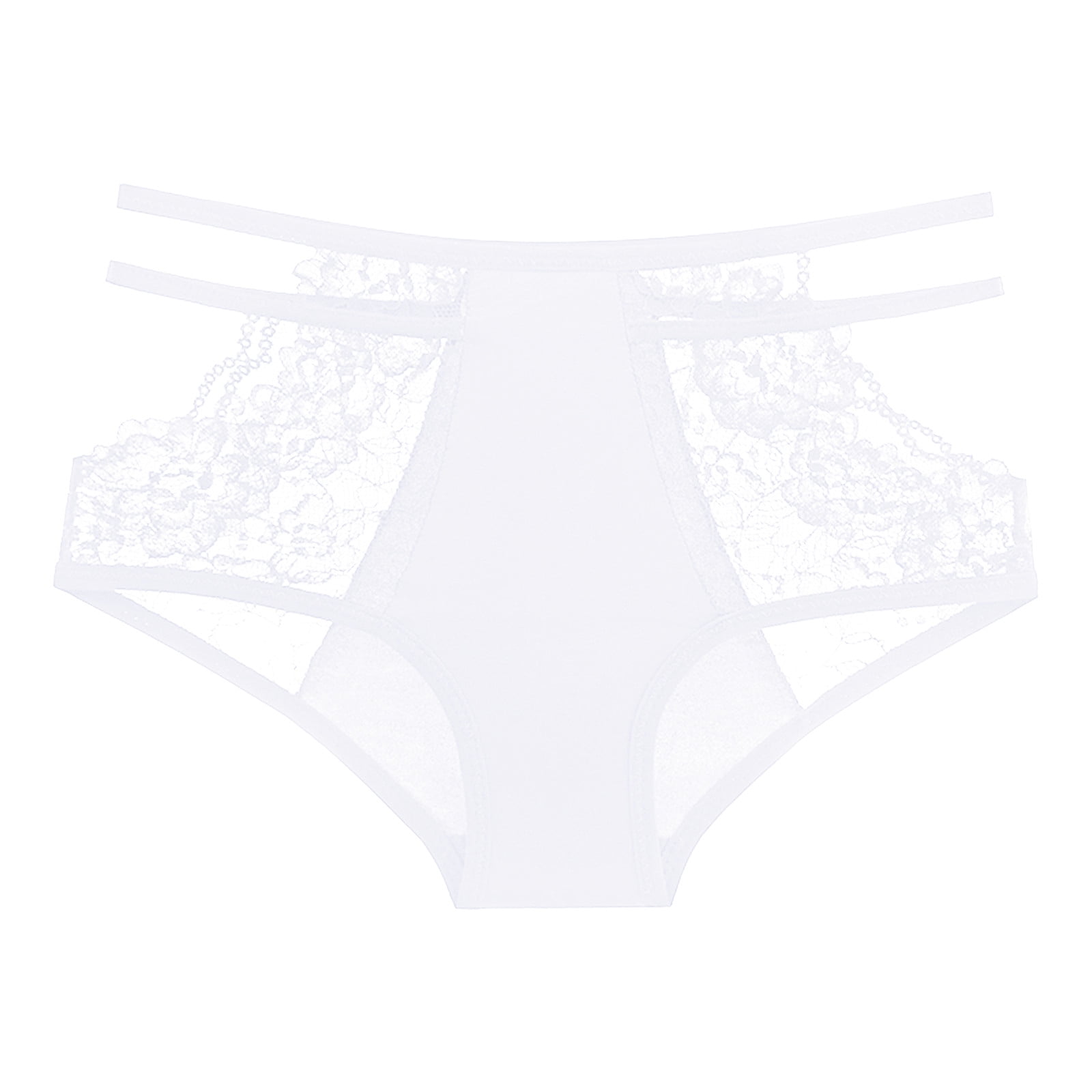 vbnergoie Womens Underwear Cotton Bikini Panties Lace Soft Hipster