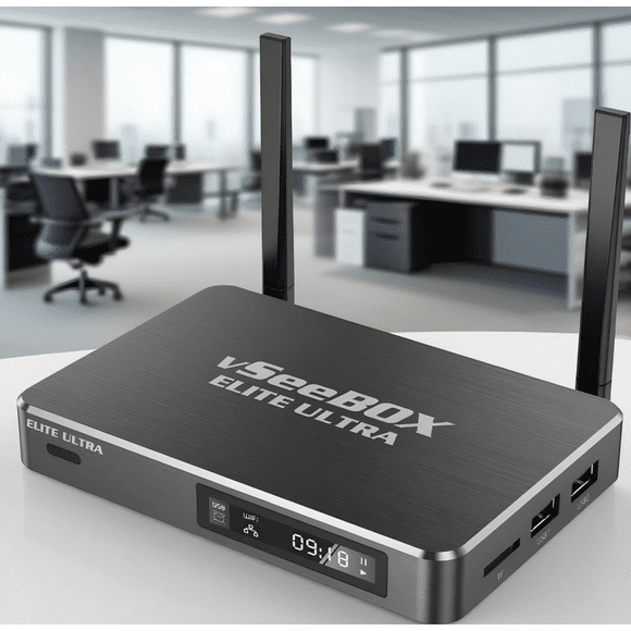 vc 2025 version elite  ultra 8k streaming box with Voice Control with USB Charging