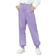 thumbnail image 1 of vdgthytj Boys Girls Sweatpants Kids Casual Elastic Waist Joggers Sport Workout Lounge Trousers with Pockets, 1 of 8