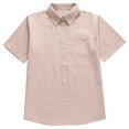 thumbnail image 1 of vdgthytj Children's Dress Shirts Kids Casual Summer Collared Button down Short Sleeve Shirt with Pocket, 1 of 3