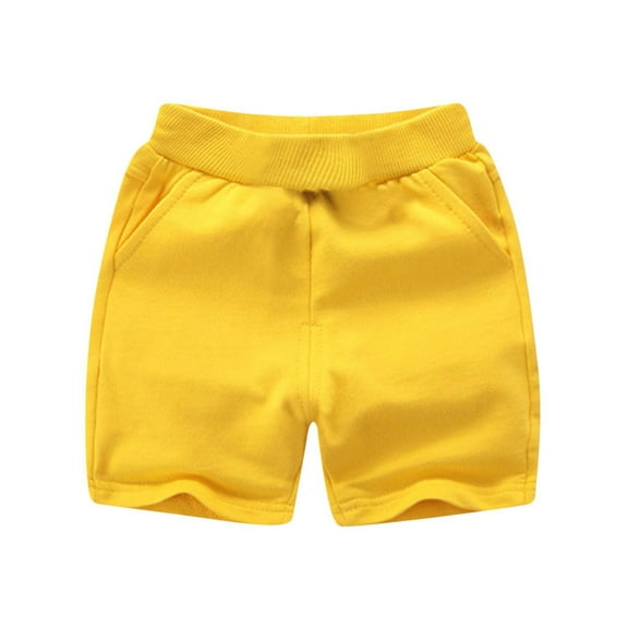 vdgthytj Girls Boys Athletic Shorts Toddler Kids Elastic Waist Cotton Workout Running Shorts Summer Casual Clothes