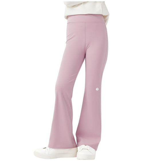 vdgthytj Girls Flare Leggings Kids Casual High Waist Bell Bottom Athletic Yoga Workout Pants 3-15 Years