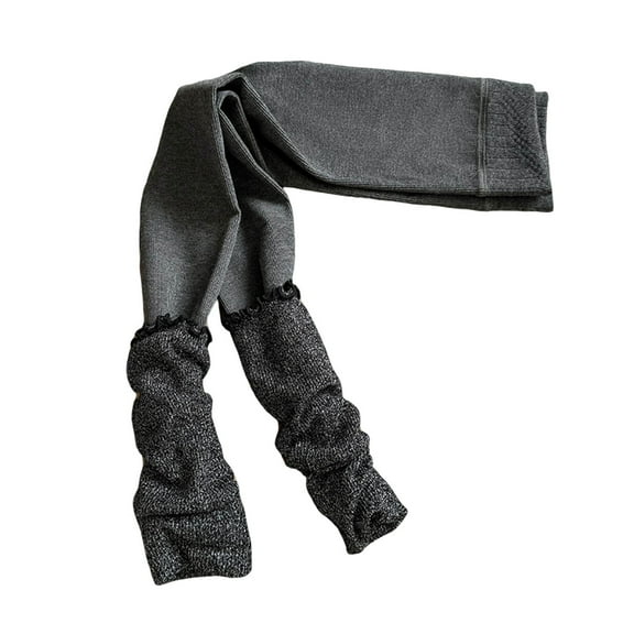 vdgthytj Girls Leggings Kids Stretchy Warm Footless Tights Thermal Stockings Pantyhose Fall Winter Leggings