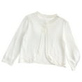 thumbnail image 1 of vdgthytj Girls Long Sleeve Cardigan Kids Cute Button Knitted Shrug Sweaters Tops Knitwear Spring Fall Clothes, 1 of 3