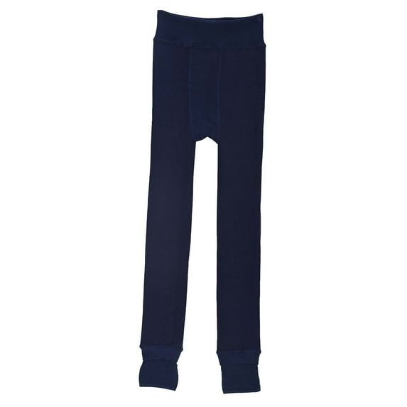 vdgthytj Girls Winter Warm Leggings Fleece Lined Thermal Pants for Kids Basic Solid Color Full Length Pants