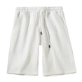 thumbnail image 1 of vdgthytj Mens Athletic Shorts Breathable Drawstring Elastic Waist Loose Fitted Comfy Solid Running Shorts with Pockets, 1 of 5