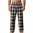 thumbnail image 1 of vdgthytj Mens Pajama Pants Plaid Bottoms Sleepwear Pj Sleep Straight Leg Lounge Pants with Pockets, 1 of 6