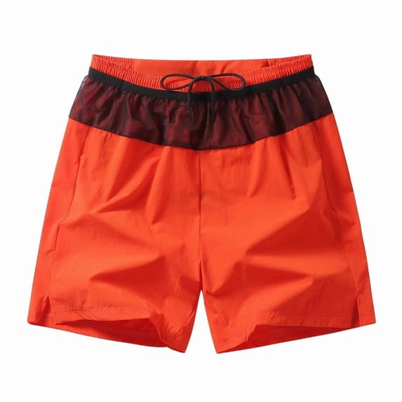 vdgthytj Running Shorts for Men Summer Quick Dry Lightweight Breathable Drawstring Waist Outdoor Athletic Shorts with Mesh Pockets
