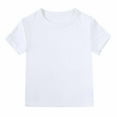 thumbnail image 1 of vdgthytj Toddler Baby Summer T Shirts Kids Round Neck Short Sleeve Cotton Tops Casual Basic Tees for Boy Girl, 1 of 9