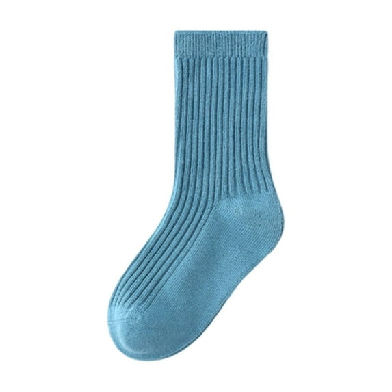 vdgthytj Toddler Boys Girls Crew Socks Kids Soft Breathable Solid Color Cotton Tube Socks for Kids 1-12 Years
