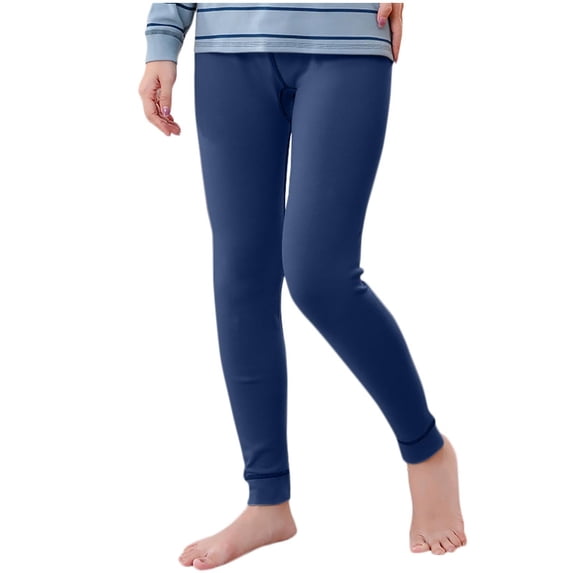 vdgthytj Toddler Boys Girls Leggings Casual Soft Elastic Waist Thermal Base Layer Bottom Pants for Kids 2-15 Years