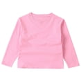 thumbnail image 1 of vdgthytj Toddler Boys Girls Long Sleeve T-Shirts Casual Crew Neck Solid Color Basic Tops Layering Tees for Kids, 1 of 3