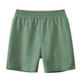 thumbnail image 1 of vdgthytj Toddler Boys Girls Shorts Summer Casual Elastic Waisted Cotton Shorts Kids Solid Color Lounge Shorts, 1 of 3