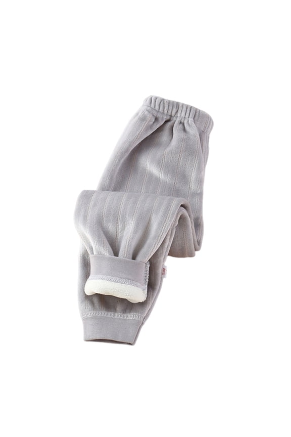 Toddler Boys Girls Winter Warm Pants Fleece Lined Thick Casual Lounge Trousers for Kids 1-8 Years