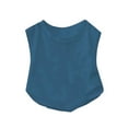 thumbnail image 1 of vdgthytj Toddler Boys Sports T-Shirt Summer Casual Crewneck Sleeveless Basic Tank Tops for Kids, 1 of 3
