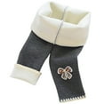 thumbnail image 1 of vdgthytj Toddler Girls Fleece Lined Leggings Thermal Thick Cute High Waist Winter Pants Kids Warm Tights, 1 of 3