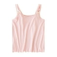 thumbnail image 1 of vdgthytj Toddler Girls Tank Tops Summer Cute Cotton Sleeveless Undershirts Spaghetti Strap Camisoles for Kids, 1 of 3