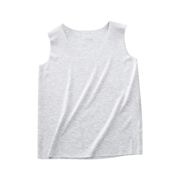 vdgthytj Toddler Voys Girls Tank Top Undershirts Summer Sleeveless Casual Basic Tee Shirts for Kids 3-14 Years