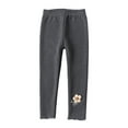 thumbnail image 1 of vdgthytj Winter Girls Warm Fleece Lined Leggings, Elastic Cotton Pants, Suitable For 2-10 Years Old, 1 of 1