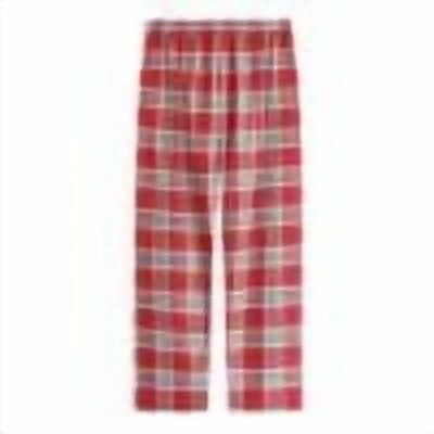 vdgthytj Womens Plus Size Pajama Pants Plaid Casual Soft Elastic Waist Sleep Bottoms Trousers Loungewear