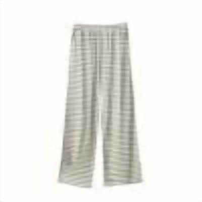 vdgthytj Womens Striped Pajama Pants Soft Elastic Waist Wide Leg Lounge Bottoms Trousers Sleepwear with Pockets