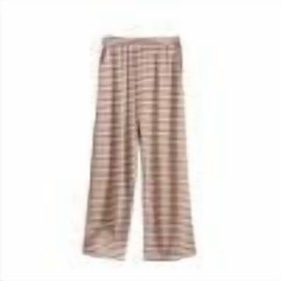 vdgthytj Womens Striped Pajama Pants Soft Elastic Waist Wide Leg Lounge Bottoms Trousers Sleepwear with Pockets