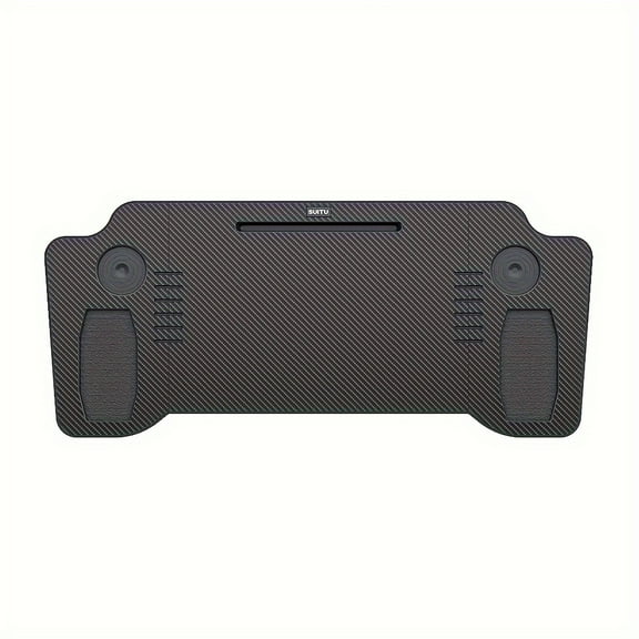 The vehicle-mounted three-fold small table board is suitable for the Tesla Model 3/Y dedicated ABS resin portable folding travel table,with foldable dining tab