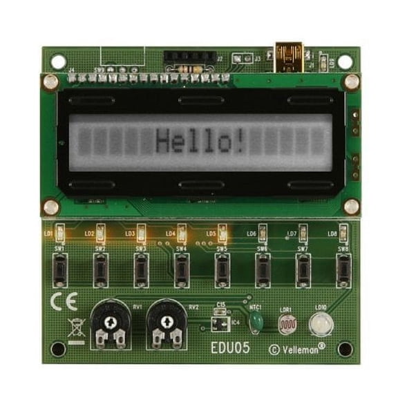 velleman edu05 usb tutor project