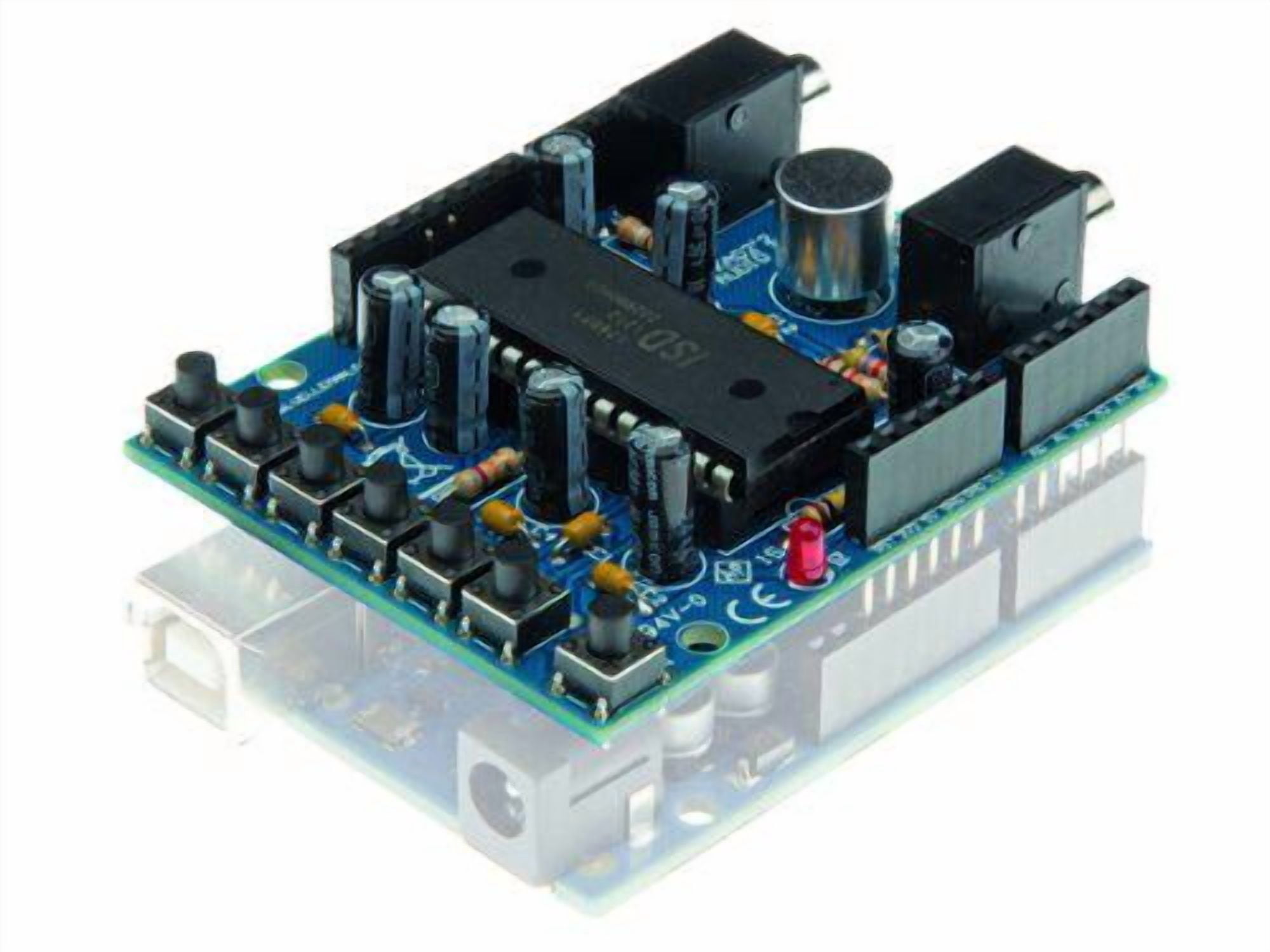 velleman ka02 audio shield for arduino kit, 1 grade to 12 grade, 2.79" height, 2.08" length