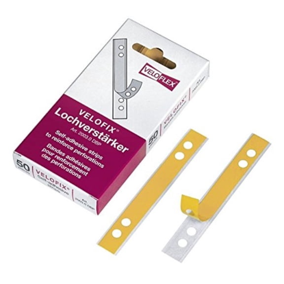 veloflex 2003000 folder binding accessory - folder binding accessories (plastic, white, yellow)