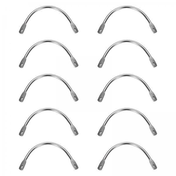 veloris 2x10 Pieces Metal Serving Tray Handles Sturdy Replacement for Wood Box Kitchen 2 Pcs