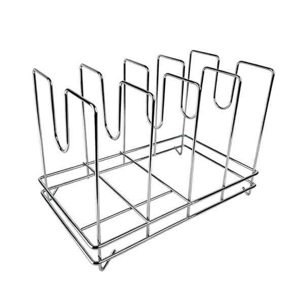 veloris Draining Pizza Pan Rack Pizza Pan Organizer Multifunctional Convenient Practical 4 Slots 37x22x25cm