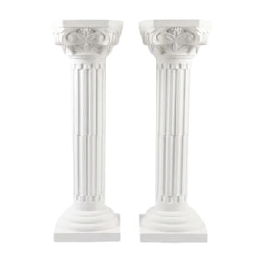 veloris Wedding Roman Column Decorative Pedestals for Event Decoration Ceremony Prom 2 Pieces