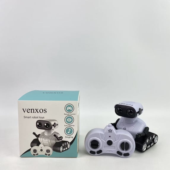 venxos Smart robot toys,Robot Toys,Flexible RC Robots,Remote Control Robot Toys with Dancing Singing Music and LED Eyes, Birthday Gifts