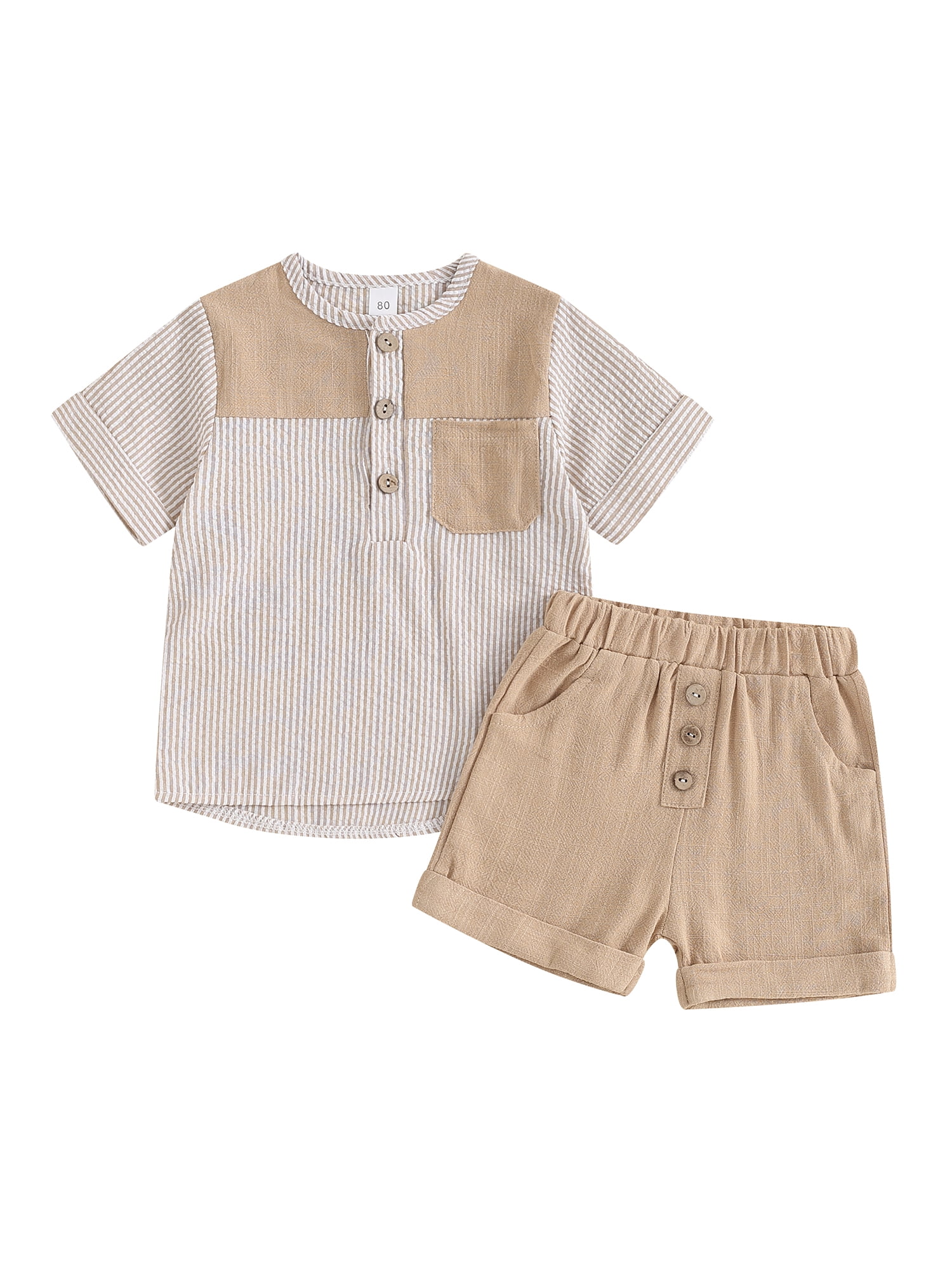 Boy's Toddler Shirt and Short Cabana Set main image 0