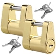 thumbnail image 1 of verlacod 2Pcs Trailer Tongue Coupler Locks with 4 Keys,Dia 1/4 inch Span 3/4 inch for Trailer Boats Trucks Cars Tractors Latch Coupler, 1 of 11