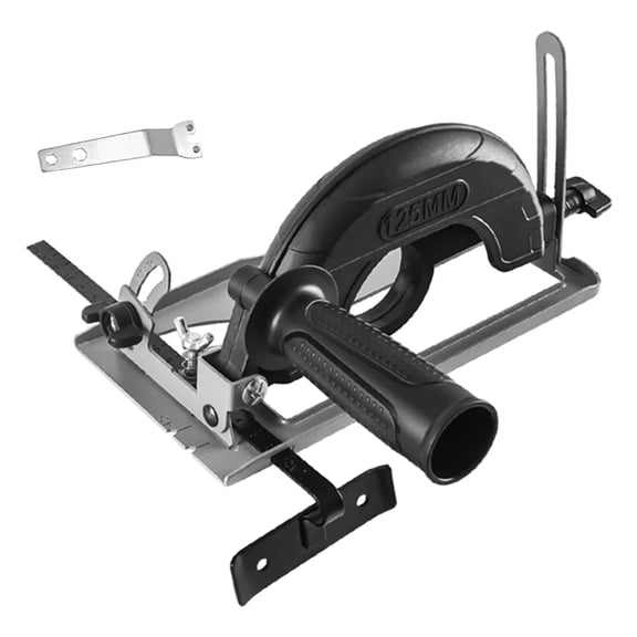 verlacod Angle Grinder Holder 45°Adjustable Cutting Machine Slotting Bracket for 100 125 Grinder Cutting Machine Stands Angle Mill Adjustable Tool Accessory Carpenter Builders Tool