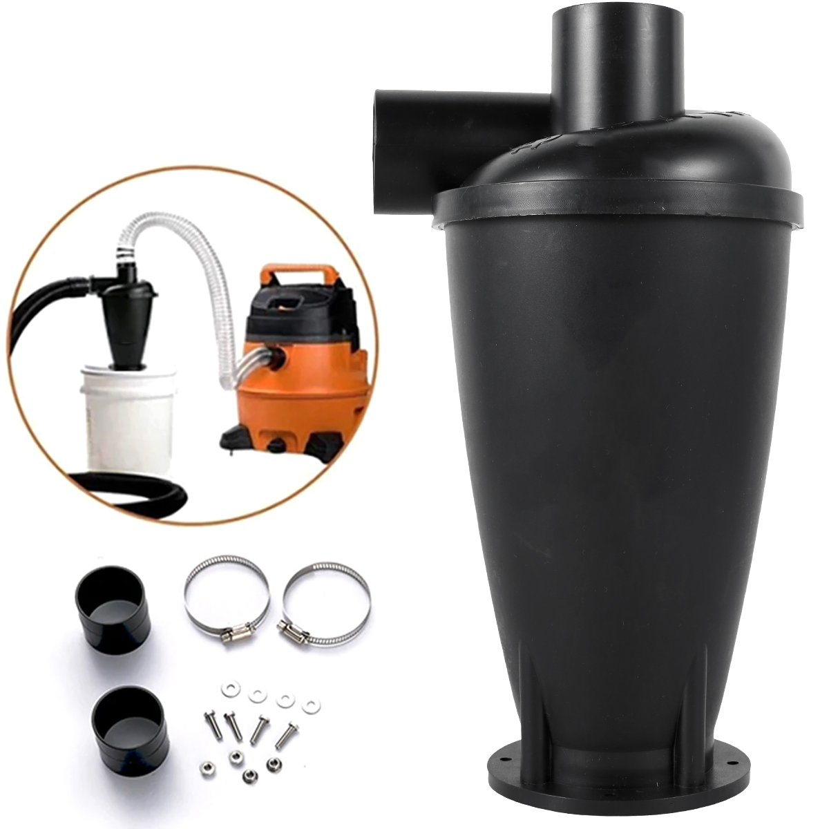 verlacod Dust Cyclone Filter Professional Cyclone Dust Collector Filter