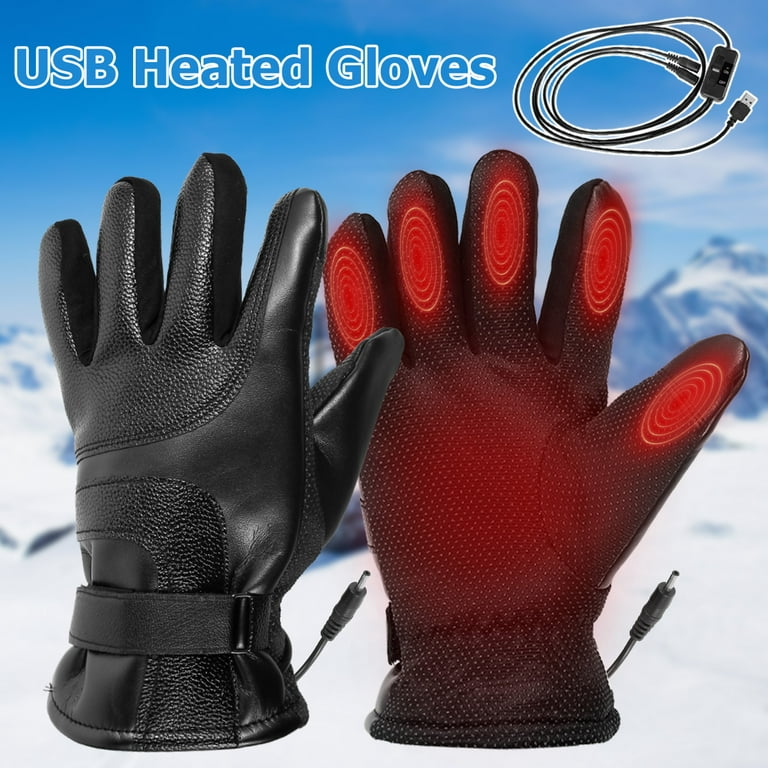 verlacod Heated Gloves Rechargeable Touchscreen USB Heated Gloves