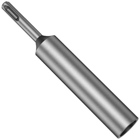 verlacod SDS Plus Ground Rod Driver for 5/8Inch and 3/4Inch Ground Rods Durable Hardened Steel Ground Rod Driver 17mm Earth Stake Hammer Drill Grounding Rod for All SDS Plus Rotary Hammer Drill