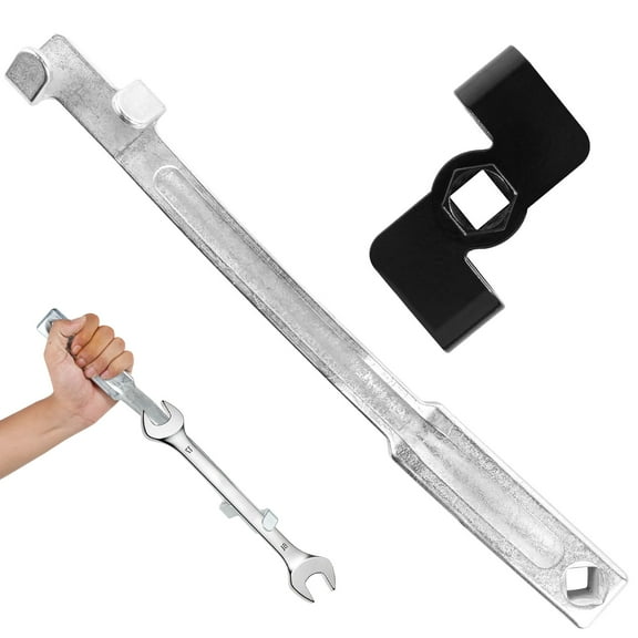 verlacod Wrench Extender Adapter and Wrench Extender Tool Bar Set Universal 1/2inch Drive Breaker Bar Extender for Bolts Nuts